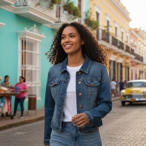 Elle Blue Jean Jacket